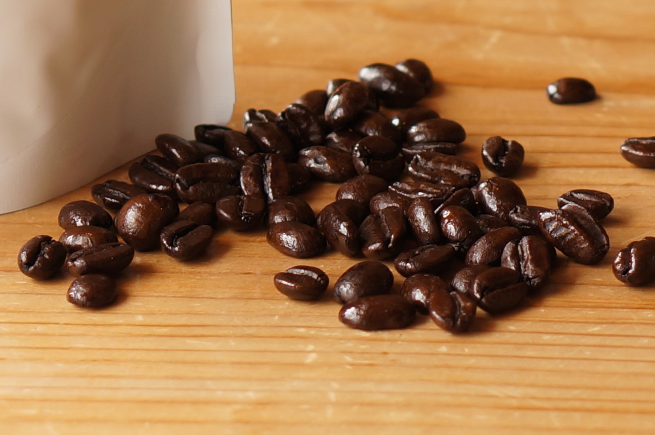 エスプレッソブレンドコーヒー豆の色